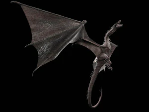 Drag&oacute;n Hobbit Smaug Modelo 3D