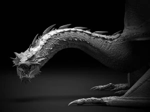 Drag&oacute;n Hobbit Smaug Modelo 3D