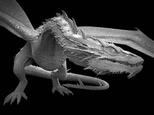 Drag&oacute;n Hobbit Smaug Modelo 3D