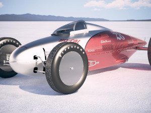So-Cal Belly Tank Bonneville 3D Model