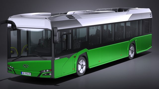 Solaris Urbino 12 IV 2017 Model 3D .c4d .max .obj .3ds .fbx .stl .blend 