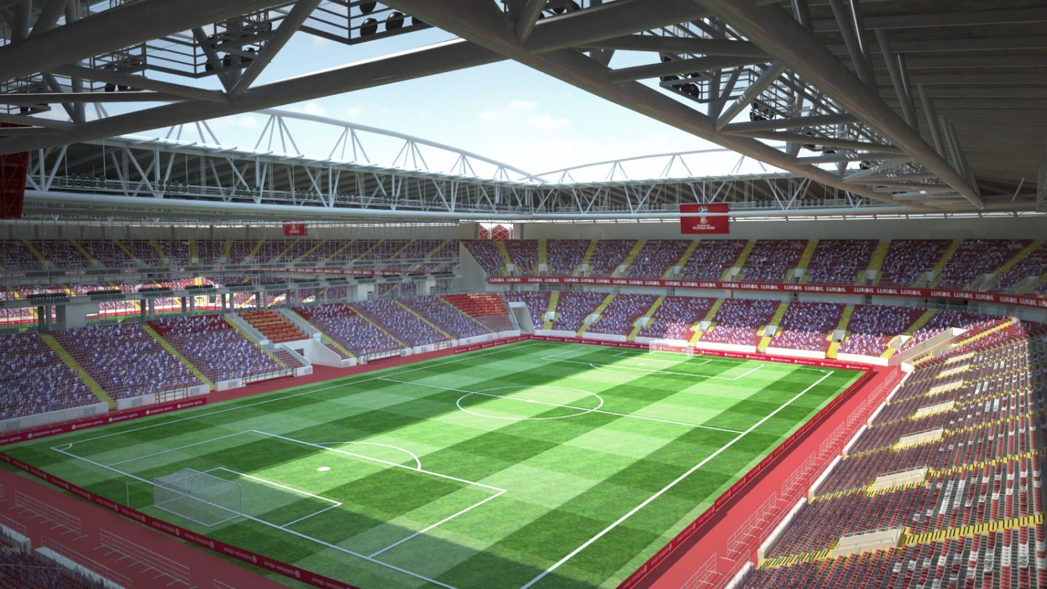 Spartak Arena Moscow 3D Model .c4d .max .obj .3ds .fbx .stl .blend