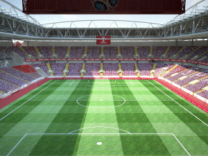 Spartak Arena Moscow 3Dモデル
