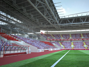 Spartak Arena Moscow 3Dモデル