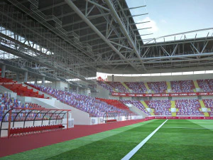 Spartak Arena Moscow 3D Model