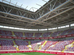 Spartak Arena Moscow 3D Model