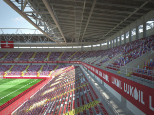 Spartak Arena Moscow 3Dモデル
