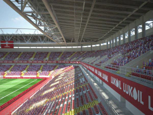 Spartak Arena Moscow 3D Model
