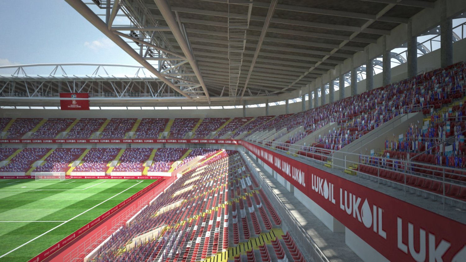Spartak Arena Moscow - 3D Model by SQUIR