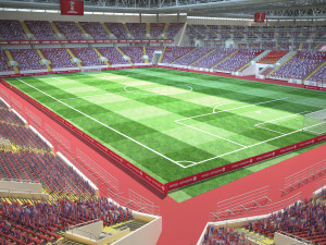 Spartak Arena Moscow 3Dモデル