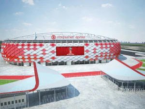 Spartak Arena Moscow 3D Model
