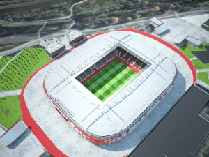 Spartak Arena Moscow 3D Model
