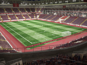 Spartak Arena Moscow 3Dモデル