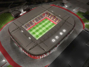 Spartak Arena Moscow 3D Model