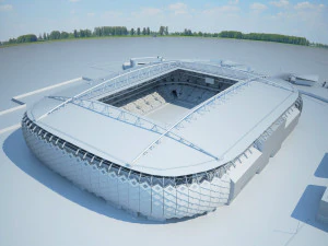 Spartak Arena Moscow 3D Model