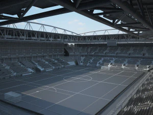 Spartak Arena Moscow 3D Model