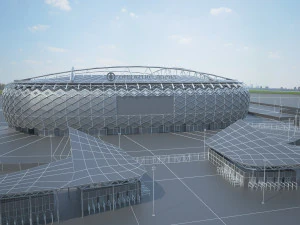 Spartak Arena Moscow 3D Model