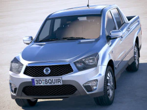 Ssangyong Action Sports 2013-2018 3D Model