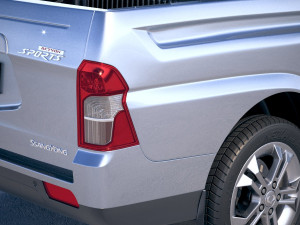 Ssangyong Action Sports 2013-2018 Modelo 3D