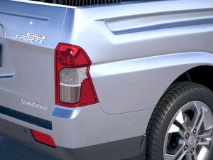 Ssangyong Action Sports 2013-2018 3D Model