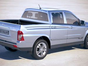 Ssangyong Action Sports 2013-2018 Modelo 3D