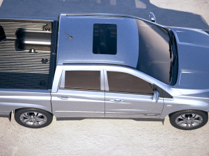 Ssangyong Action Sports 2013-2018 Modelo 3D