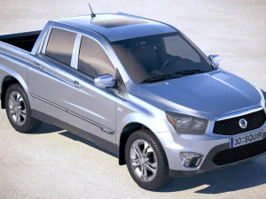Ssangyong Action Sports 2013-2018 3D Model