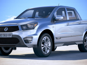 Ssangyong Action Sports 2013-2018 Modelo 3D