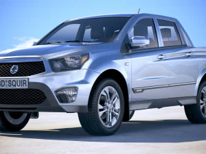 Ssangyong Action Sports 2013-2018 3D Model
