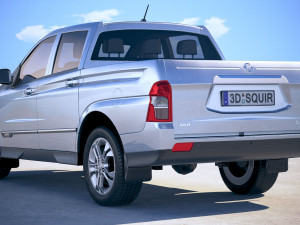 Ssangyong Action Sports 2013-2018 Modelo 3D