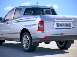 Ssangyong Action Sports 2013-2018 3D Model