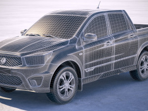 Ssangyong Action Sports 2013-2018 Modelo 3D