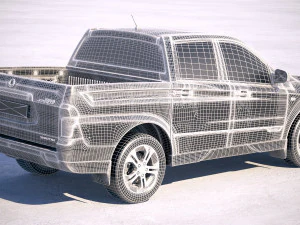 Ssangyong Action Sports 2013-2018 3D Model