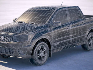 Ssangyong Action Sports 2013-2018 3D Model