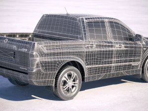 Ssangyong Action Sports 2013-2018 3D Model