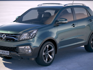 Ssangyong Korando 2017 3D Model