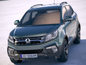 Ssangyong Korando 2017 3D Model