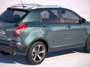 Ssangyong Korando 2017 3D Model