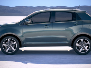 Ssangyong Korando 2017 3D Model