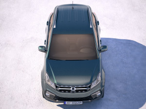 Ssangyong Korando 2017 3D Model