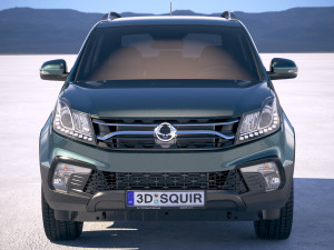 Ssangyong Korando 2017 3D Model