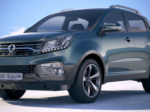 Ssangyong Korando 2017 3D Model