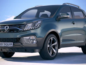 Ssangyong Korando 2017 3D Model