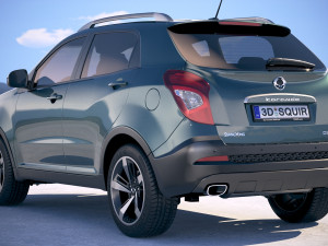 Ssangyong Korando 2017 3D Model
