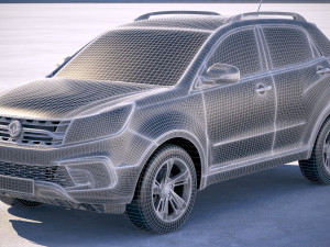Ssangyong Korando 2017 3D Model