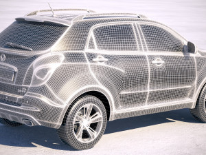 Ssangyong Korando 2017 3D Model