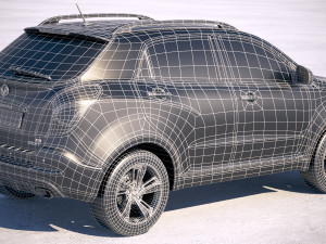 Ssangyong Korando 2017 3D Model