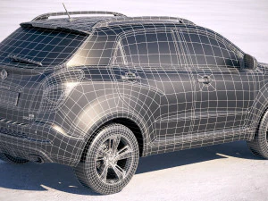 Ssangyong Korando 2017 3D Model