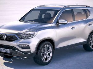 Ssangyong Rexton 2018 Model 3D
