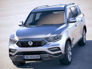 Ssangyong Rexton 2018 3D Model